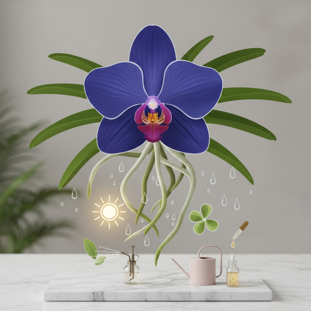 Kuidas kasvatada ja hooldada vanda orhideed kodustes tingimustes