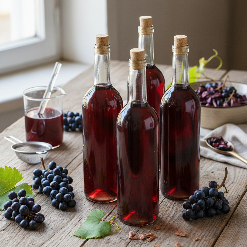 Kuidas toimub viinamarjaveini valmistamine kodustes tingimustes ja mida tasub teada alustades