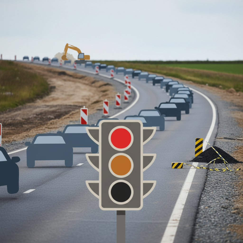 Viljandi maantee remonditööd põhjustavad liiklejatele pikki ummikuid