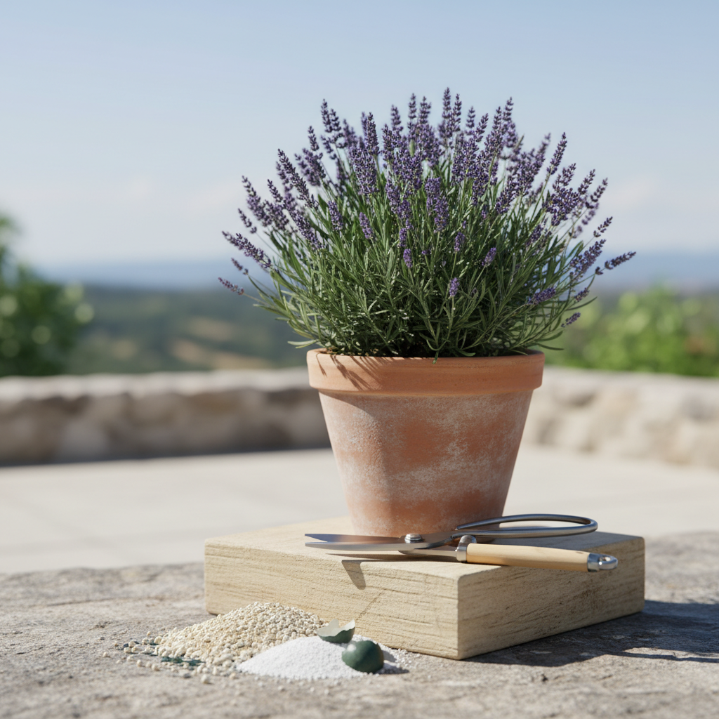 5 nippi: Kuidas kasvatada lopsakat lavendlit potis