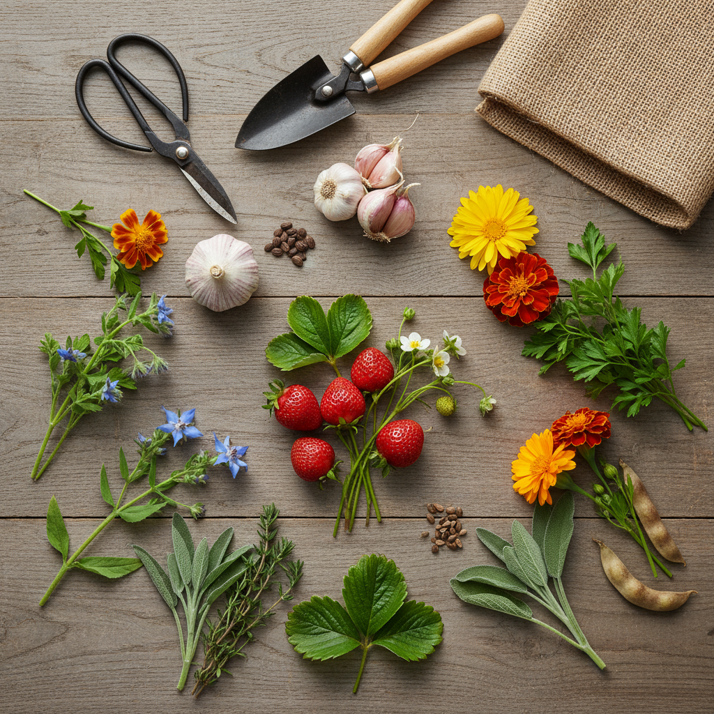 Maasikate naabertaimed: mida istutada parema saagi nimel?