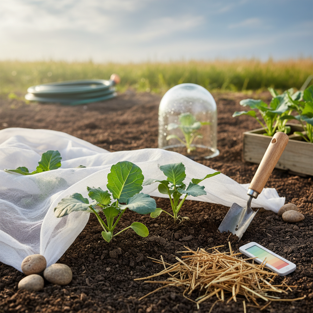 Brokoli istutamine: kuidas vältida öökülmakahjustusi?