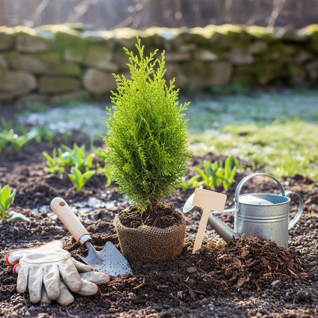 Elupuu istutamine aprillis: aedniku nipid juurdumiseks