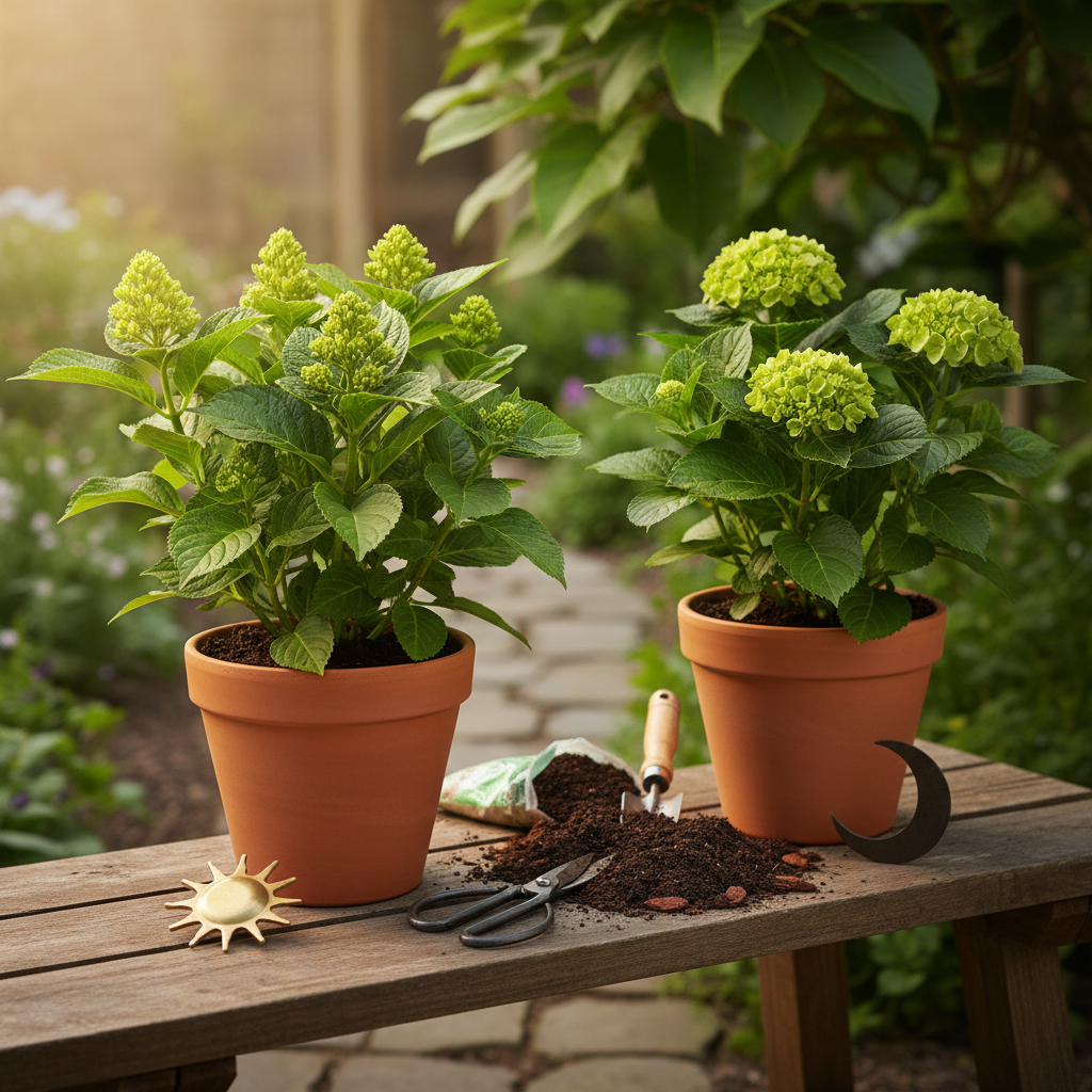 Hortensia istutamine aprillis: kuhu see aias panna?