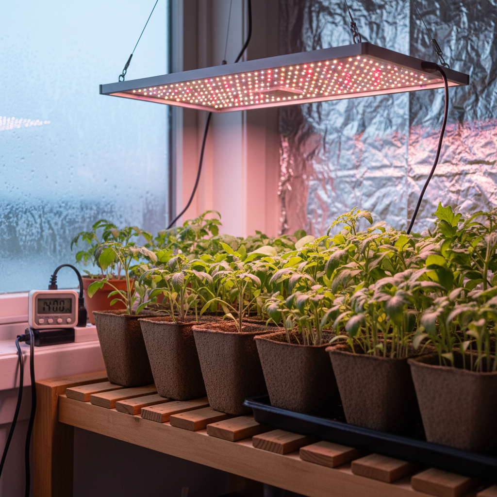 Kasvulamp märtsis: kui kaua peab see tegelikult põlema?