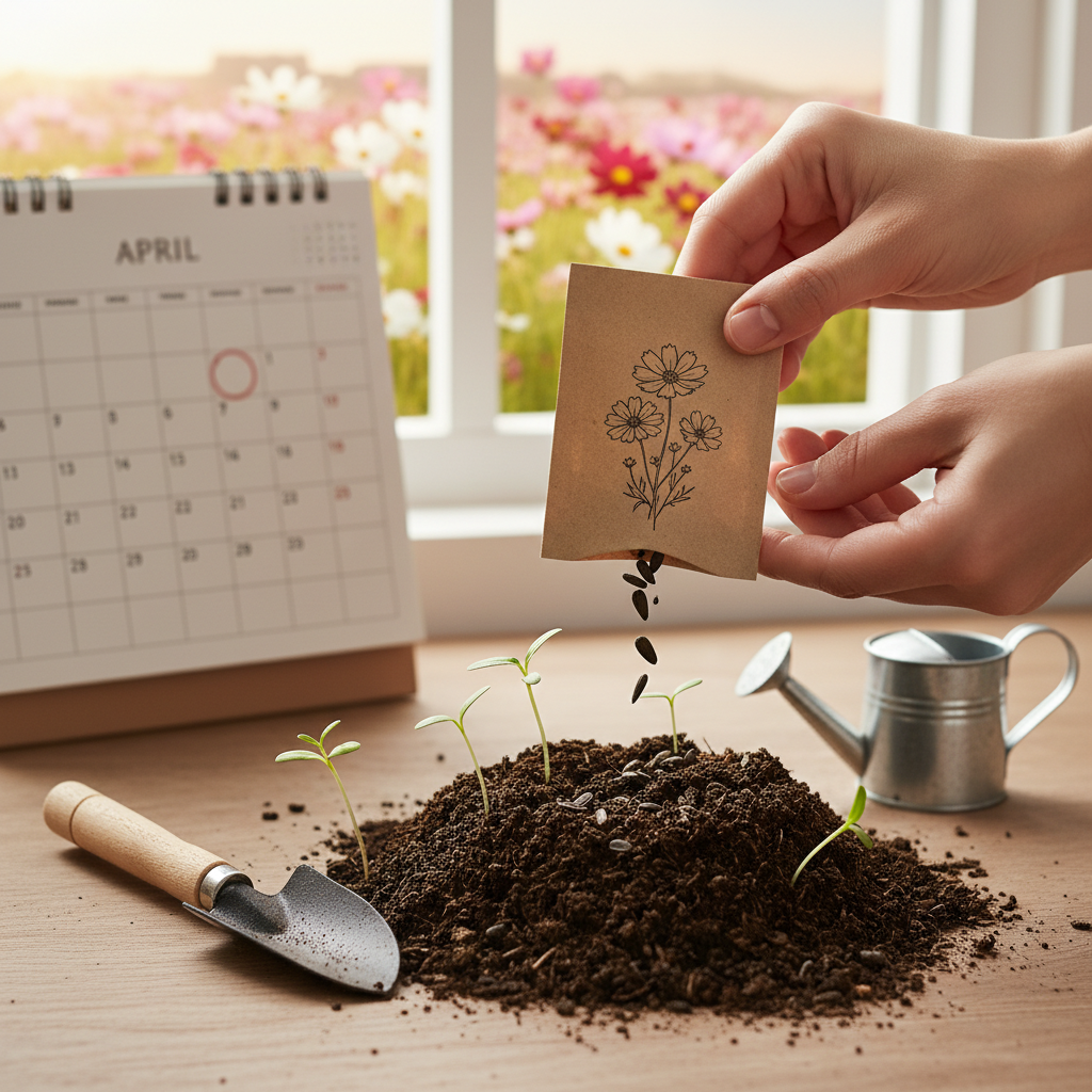 Kosmose külv aprillis: imeline õitemeri ilma vaevata