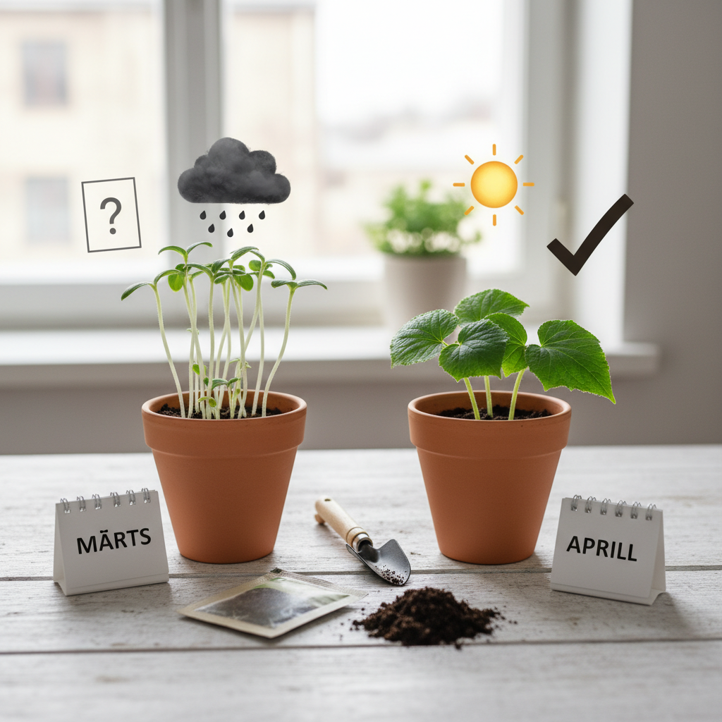 Kurgi ettekasvatus: millal on õige aeg külvamiseks?