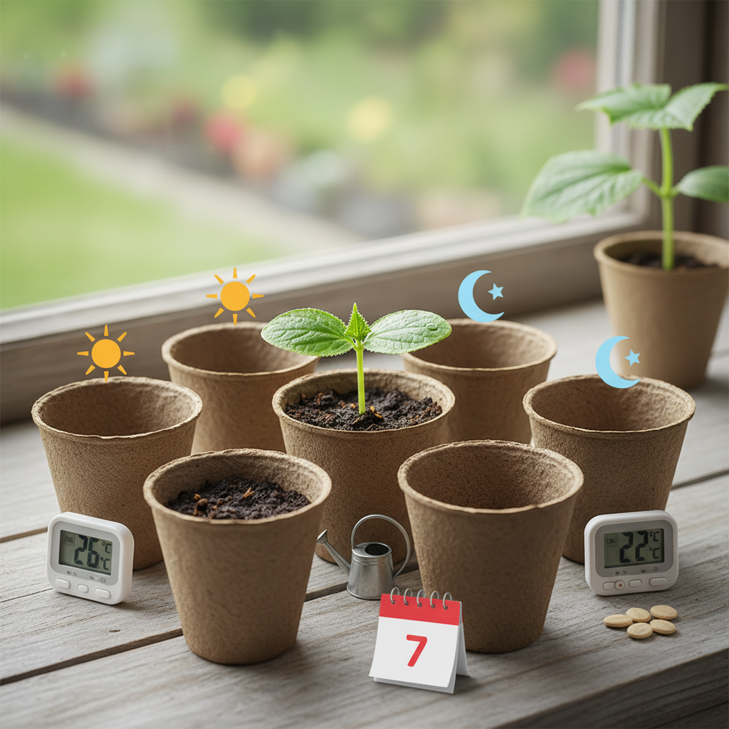 Kurkide ettekülv: 7 päeva reegel tagab rikkaliku saagi