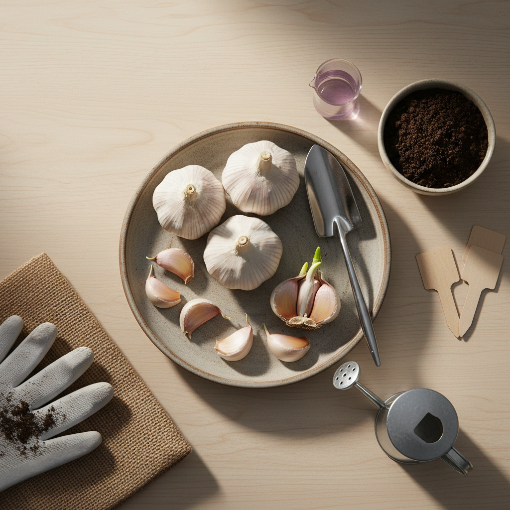 Küüslaugu istutamine aprillis: nipid rikkalikuks saagiks