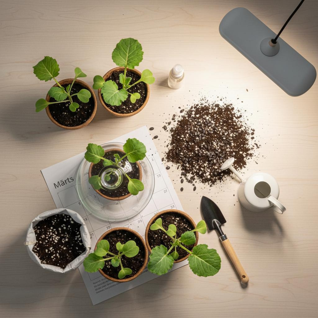 Lillkapsa külv märtsis: nipid tugevate taimede saamiseks