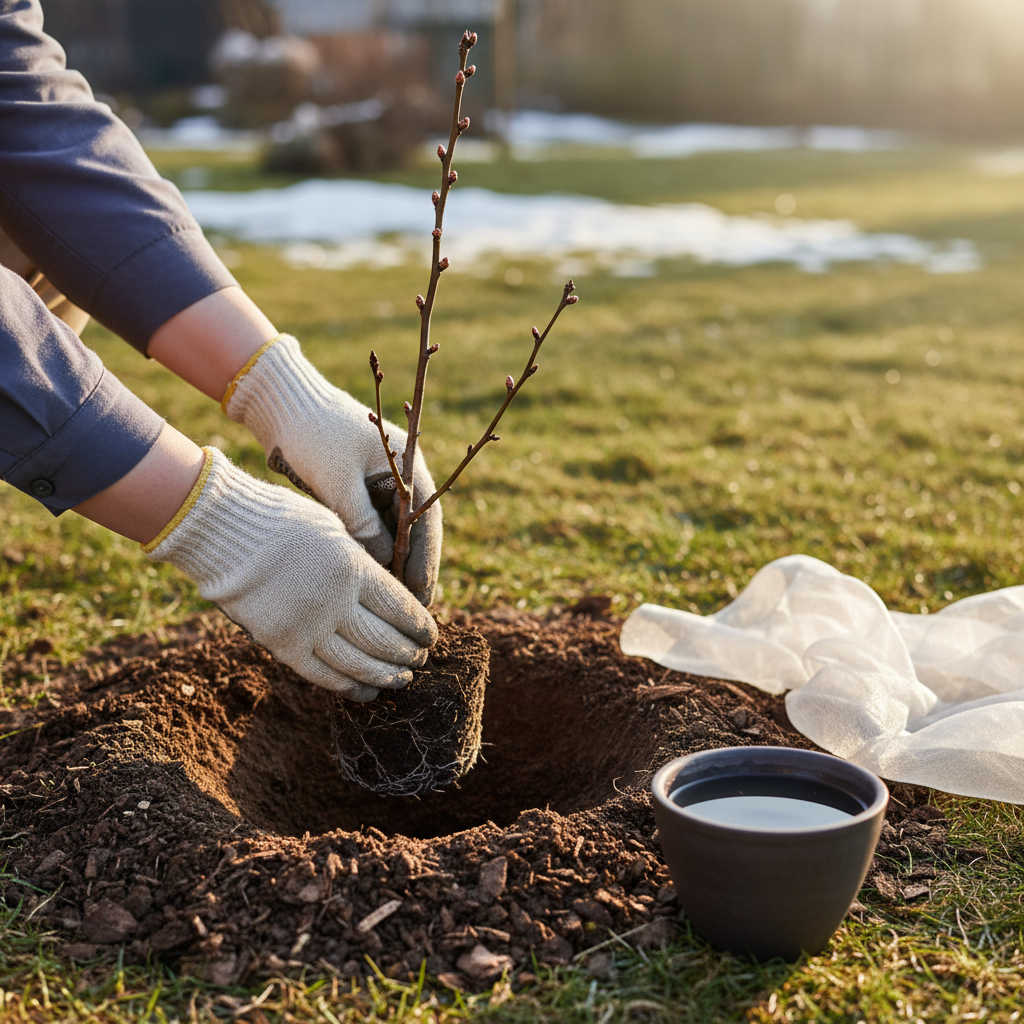 Ploomipuu istutamine aprillis: kuidas vältida külma?