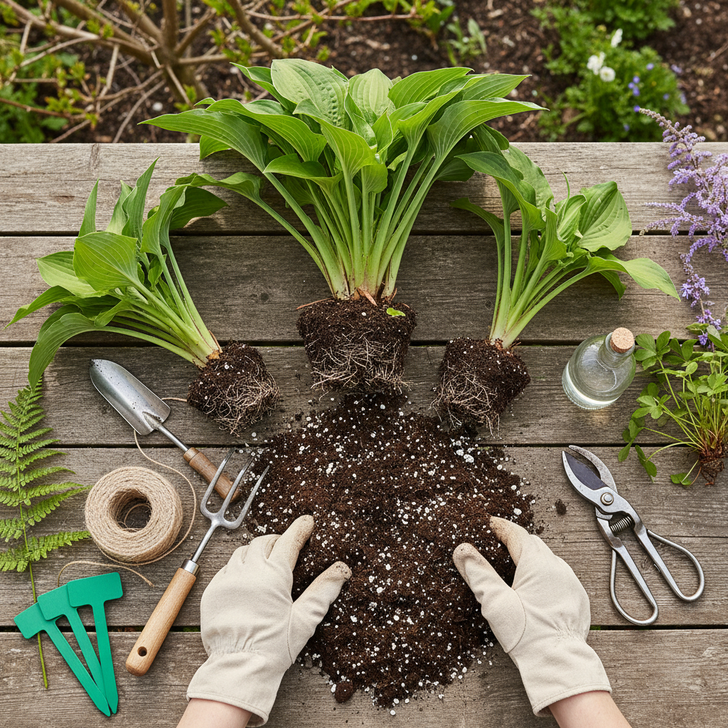 Püsikute jagamine aprillis: nipid ja õiged töövõtted
