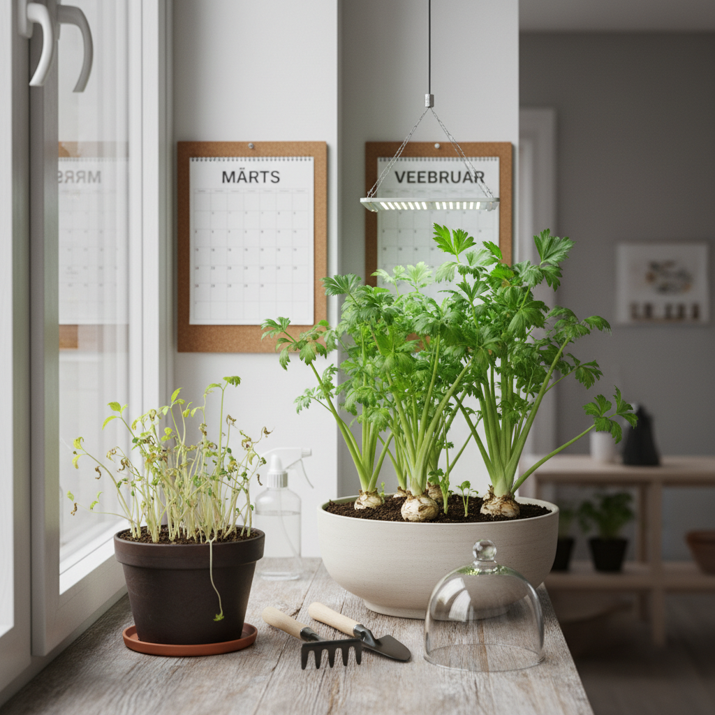 Selleri külvamine märtsis: miks see ebaõnnestub?