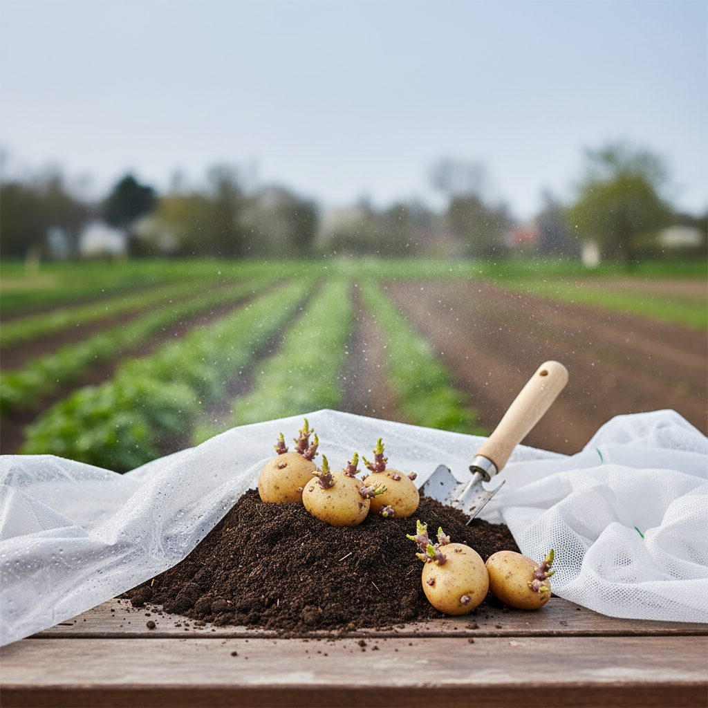 Varajane kartul kile all: mida aednik peab aprillis tegema