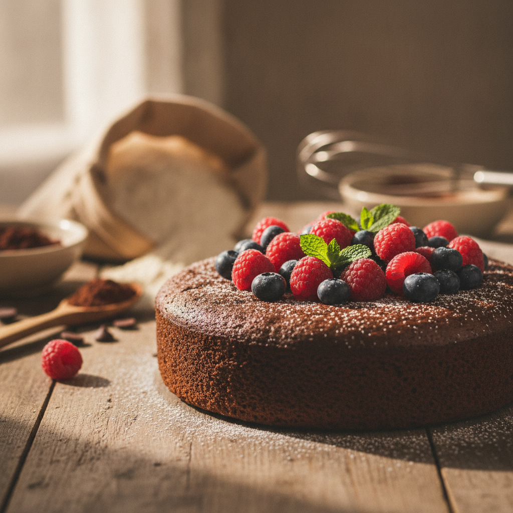 Lihtne ja mahlane vegan-kook, mis valmib vaid minutitega